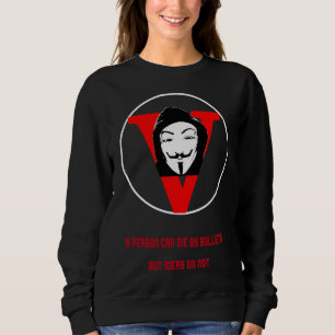 Eine Person kann durch Kugeln Die werden, aber Ide Sweatshirt