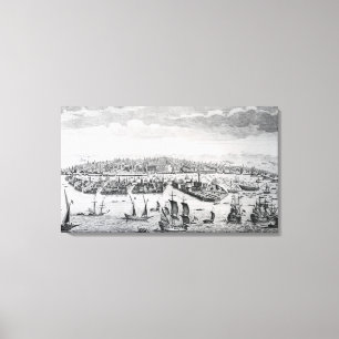 Eine Perspektiven-Ansicht der Stadt von Venedig Leinwanddruck