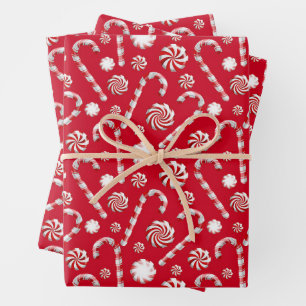 Eine Pfefferminz-Gewürz-Serie Design 1 Geschenkpapier Set