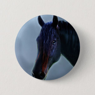 Eine Pferdeneugier Button