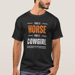 eine Pferdeschlittenfahrt retten T-Shirt