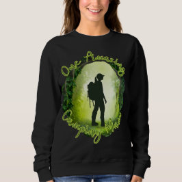 Eine phantastische Camping Mama - Campermutter Grü Sweatshirt