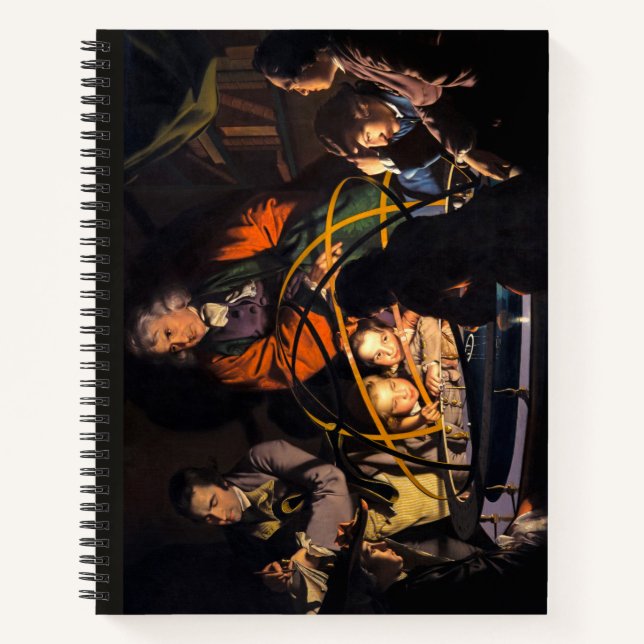 Eine Philosophin-Vorlesung über das Sonnensystem d Notizbuch (Vorderseite)