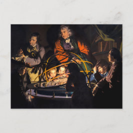 Eine Philosophin-Vorlesung über das Sonnensystem d Postkarte