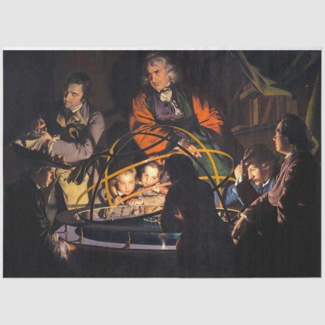 Eine Philosophin-Vorlesung über das Sonnensystem d Seidenpapier (Vorderseite)