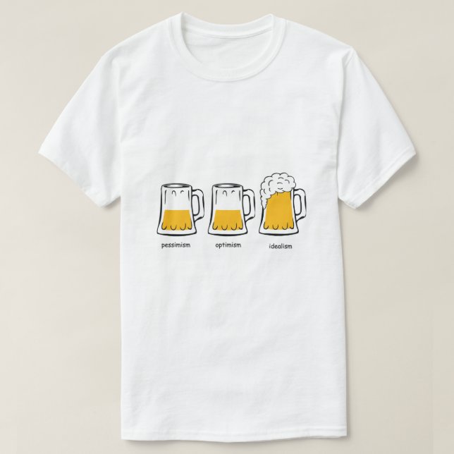 Eine philosophische Herangehensweise an Bier T-Shirt (Design vorne)