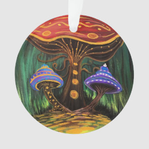 Eine Pilzwelt Ornament