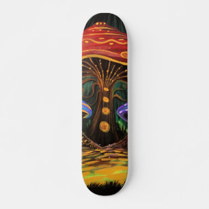 Eine Pilzwelt Skateboard