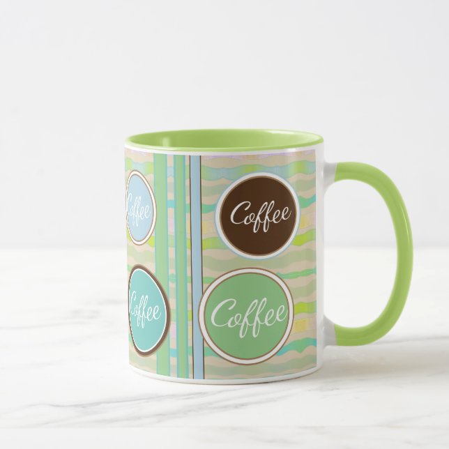 Eine Polka-dot-Tasse Tasse (Rechts)