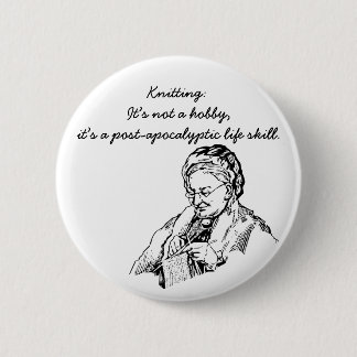Eine Posten-apokalyptische Lebenfähigkeit Button