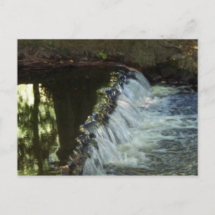 Eine Postkarte für einen kleinen Wasserfall