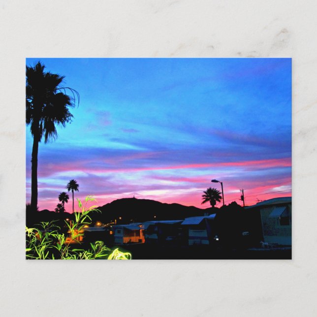 Eine Postkarte "Gruß von Arizona" (Vorderseite)