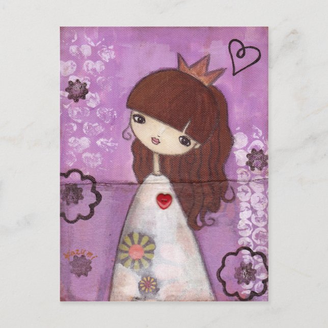 Eine Princess Postkarte (Vorderseite)