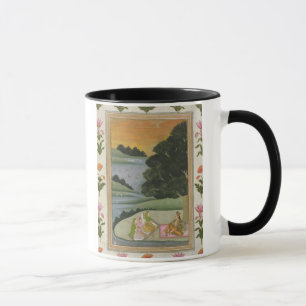 Eine Prinzessin, die auf weibliche Musiker durch Tasse