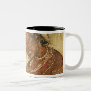 Eine Prinzessin und ihr Bediensteter Zweifarbige Tasse