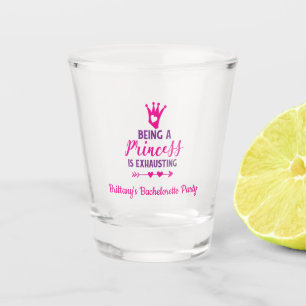 Eine Prinzessin zu sein, ist den Junggeselinnen-Ab Schnapsglas