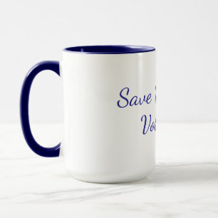 eine pro-Demokratie-Kaffeetasse Tasse