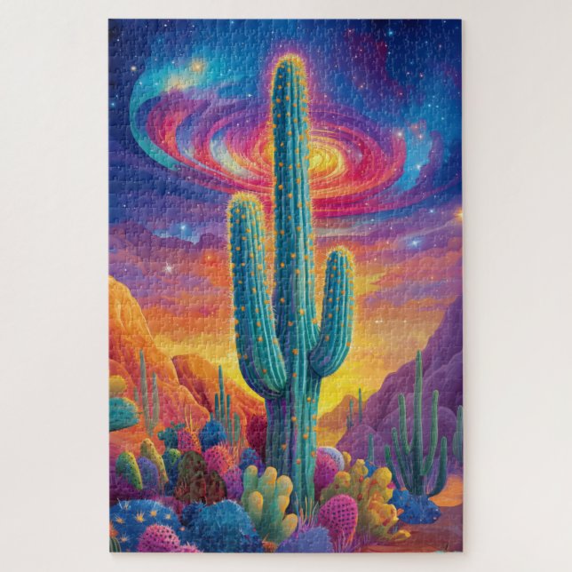 Eine psychedelische Wüstenlandschaft (Vertikal)