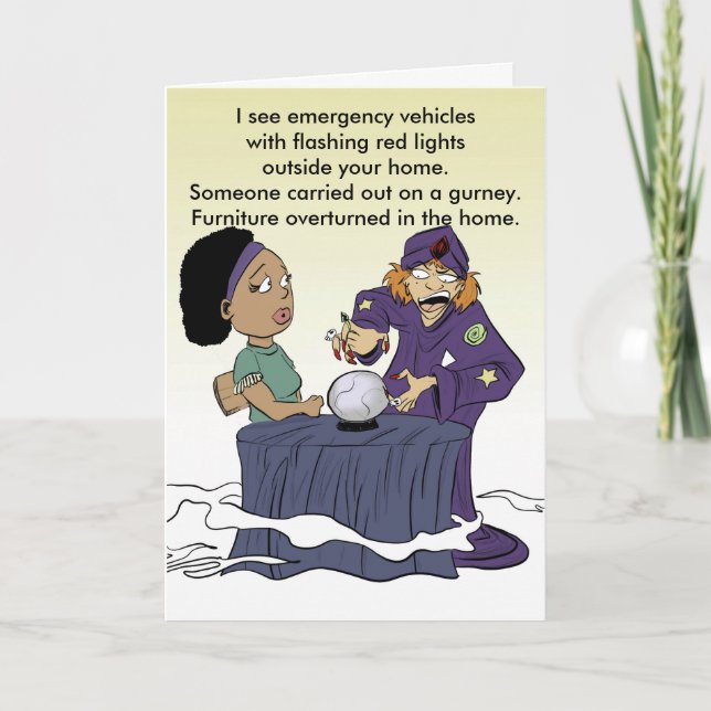 Eine psychische Vision Karte (Vorderseite)