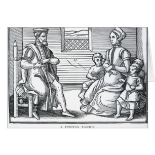 Eine Puritaner-Familie