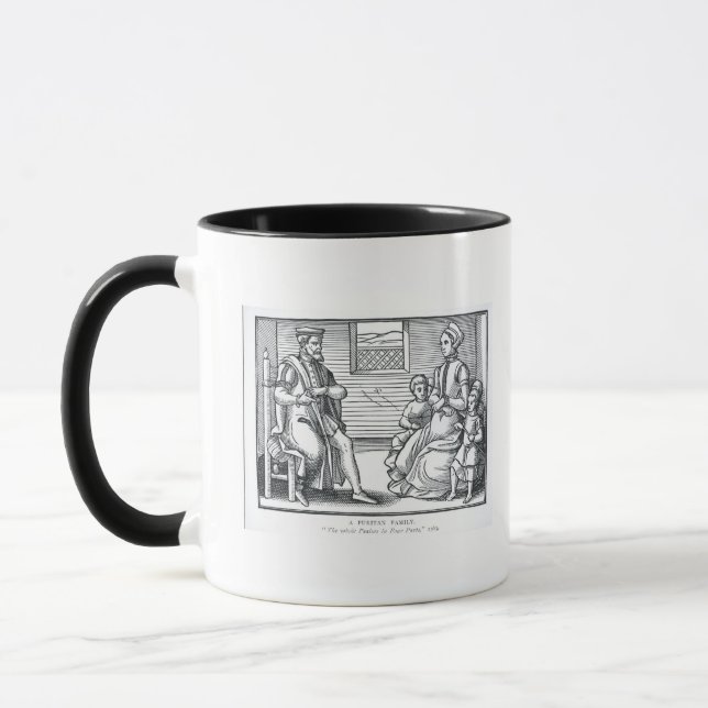 Eine Puritaner-Familie Tasse (Links)