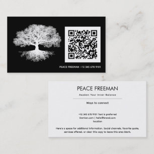Eine Quelle   Tree of Life Design Visitenkarte