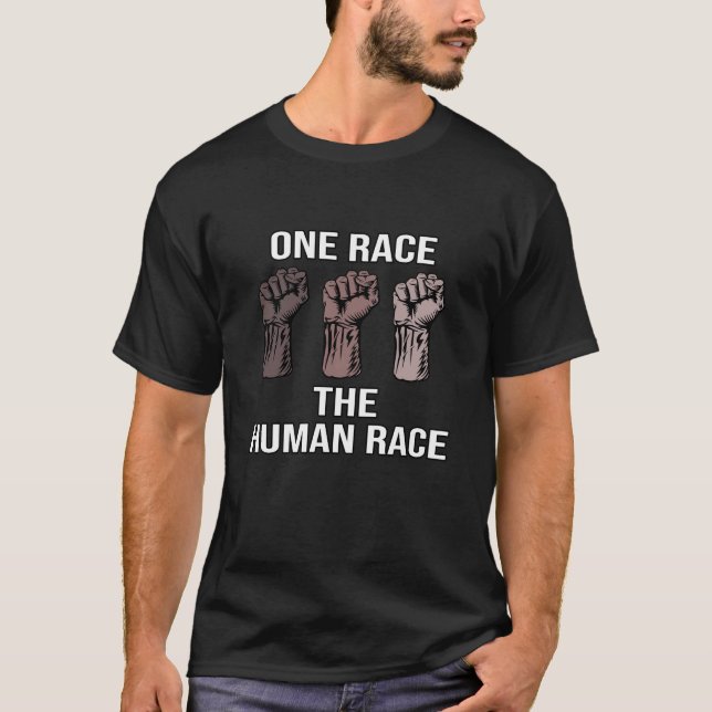 Eine Rasse menschlicher Rasse T-Shirt (Vorderseite)