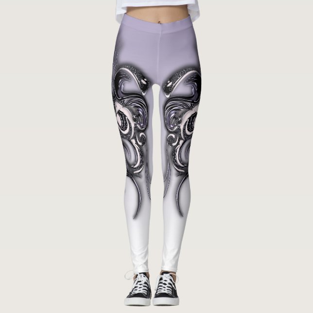 "Eine reflektierende Eleganz", Leggings der Frau (Vorderseite)