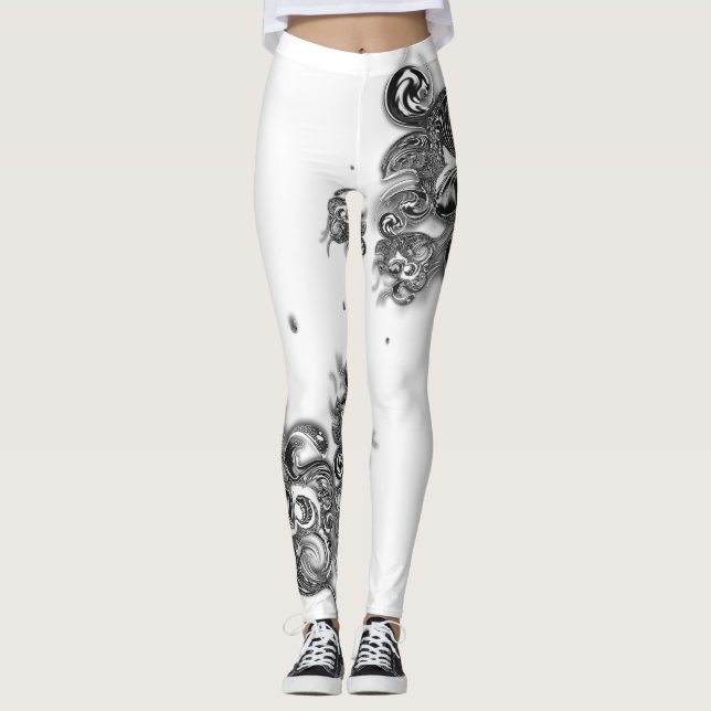 "Eine reflektierende Eleganz", Leggings der Frau (Vorderseite)