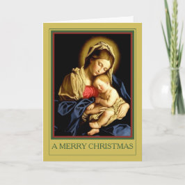 EINE REIHE CHRISTMAS FERIENKARTE FEIERTAGSKARTE