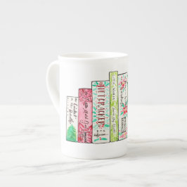 Eine Reihe der Feiertags-Klassiker Prozellantasse