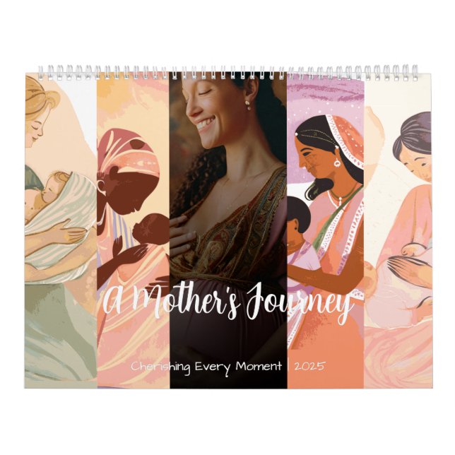 Eine Reise der Mutter: Baby Milestone Tracker Kalender (Titelbild)