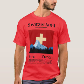 eine Reise in die Schweiz machen T-Shirt