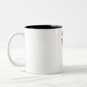 Eine Reise von 170 Meilen Zweifarbige Tasse