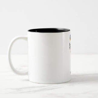 Eine Reise von 170 Meilen Zweifarbige Tasse