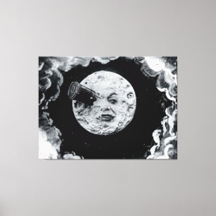 Eine Reise zum Mond Leinwanddruck