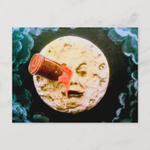 Eine Reise zum Mond Postkarte