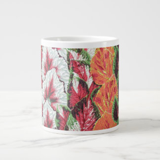 Eine reizende Gewebe-Begonien-Spalten-Tasse Philip Jumbo-Tasse