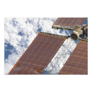 Eine reparierte Solarstromanlage Fotodruck