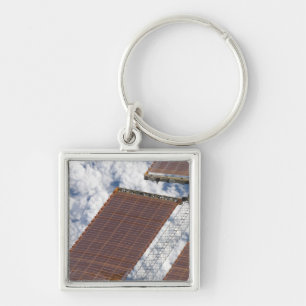 Eine reparierte Solarstromanlage Schlüsselanhänger