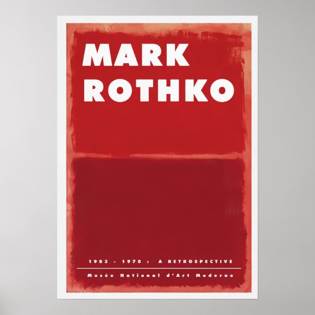 Eine Retrospektive 4 Poster (Vorne)