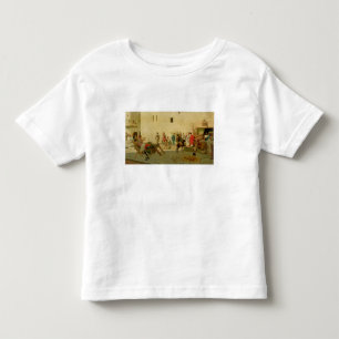 Eine römische Straßen-Szene mit Musikern und ein Kleinkind T-shirt