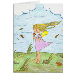 Eine Rose für Danielle, leere Karte