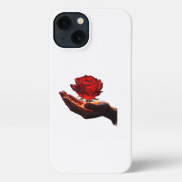Eine Rose gibt Liebe aus iPhone Hülle