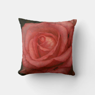 Eine Rose im Blut Kissen