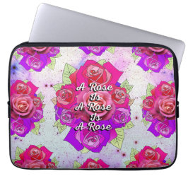 Eine Rose ist eine Rose ist eine Rose Laptopschutzhülle