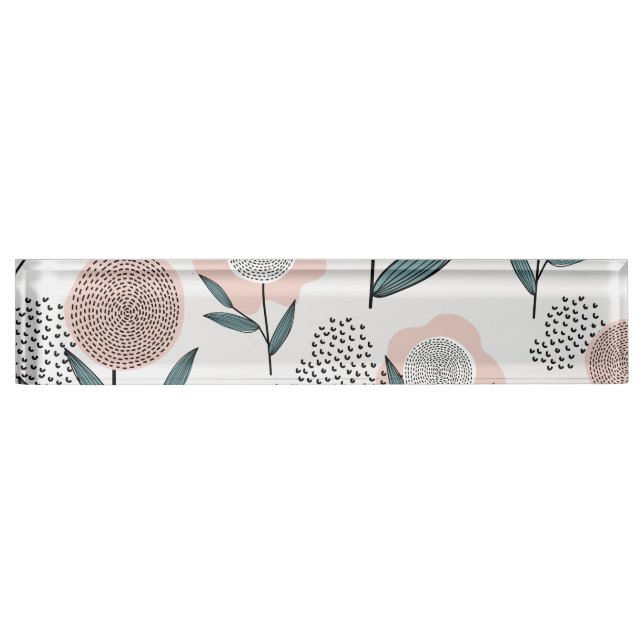 Eine Rose Namensplakette (Vorderseite)