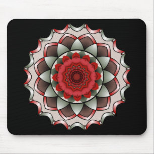 Eine Rose ohne DornenMandala Mousepad