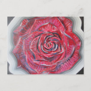 Eine Rose Postkarte