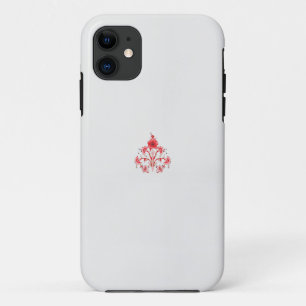 eine rote Blume auf weißem Hintergrund Case-Mate iPhone Hülle